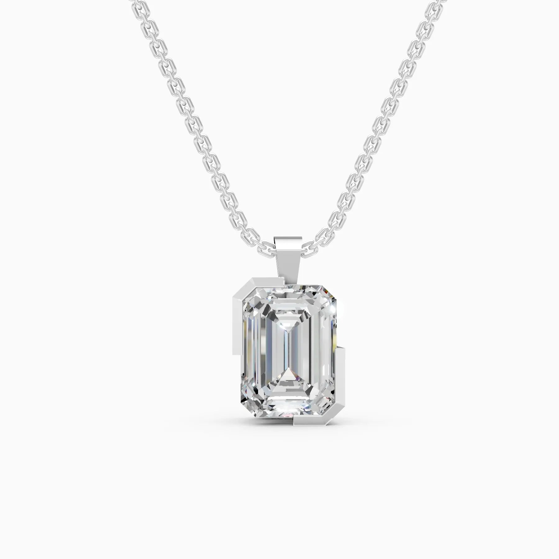 Mode | Solitaire Light Lab-Grown Diamond Necklace