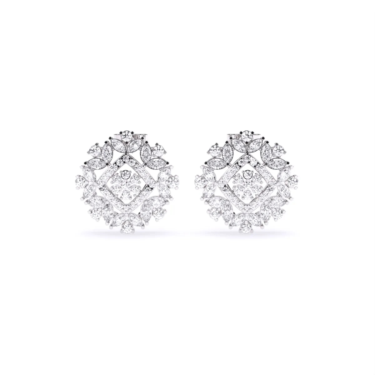 Mode | Halftone Lab-Grown Diamond Earrings