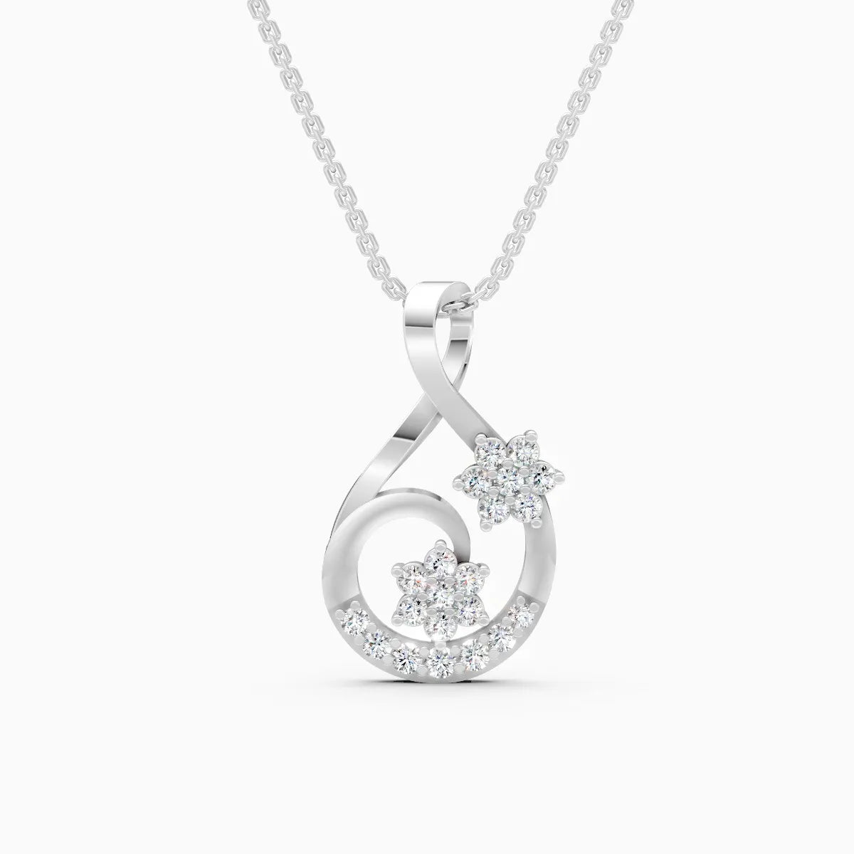 Flora | Petal Glide Lab-Grown Diamond Pendant