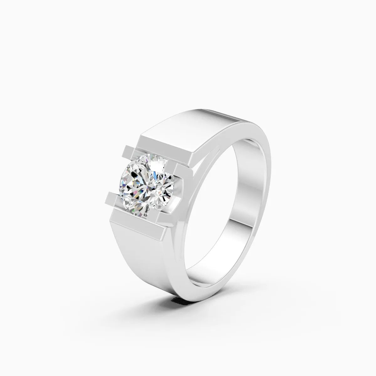 Veer | Stellar Men's Classic Round Solitaire Ring