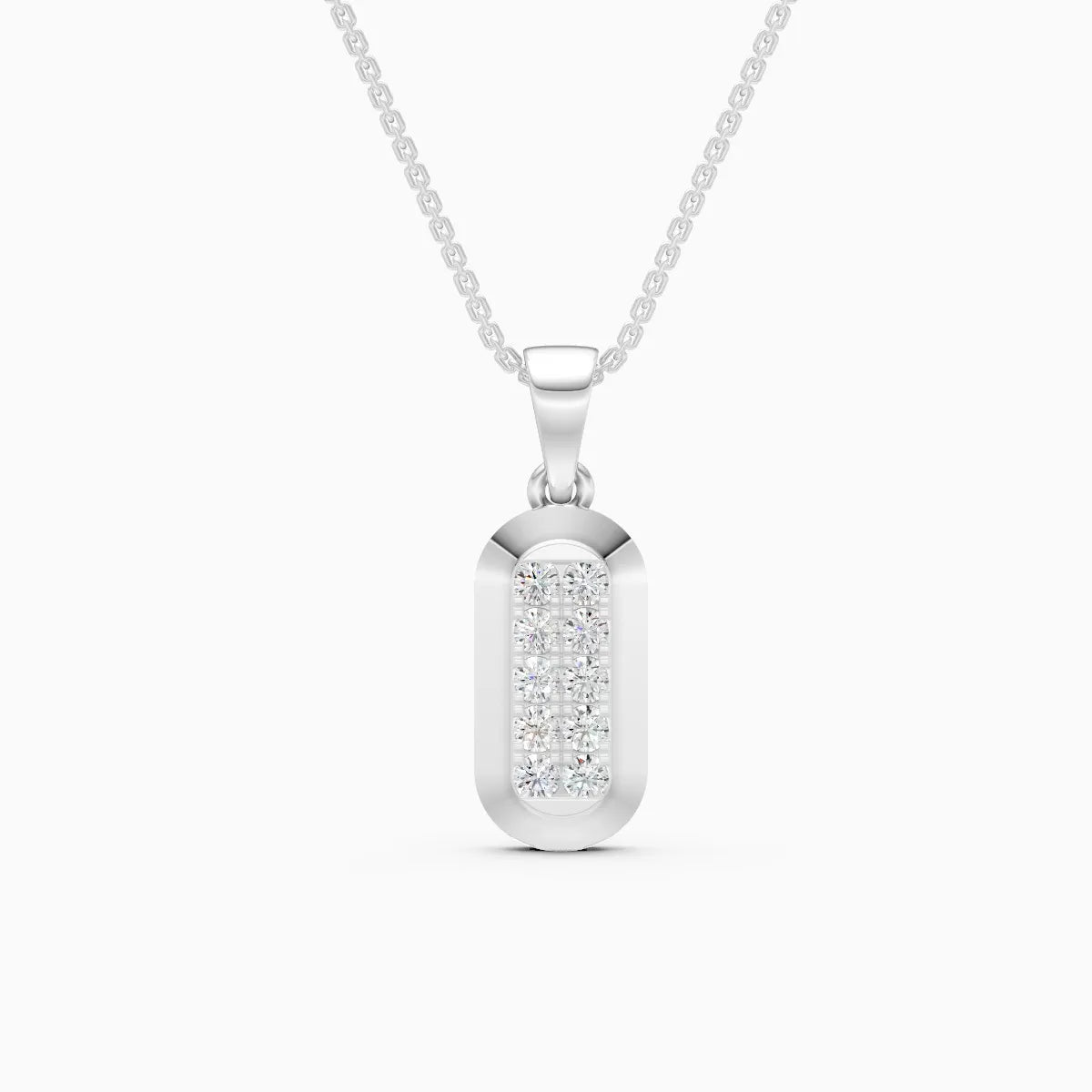 Mode | Halo Drop Lab-Grown Diamond Pendant
