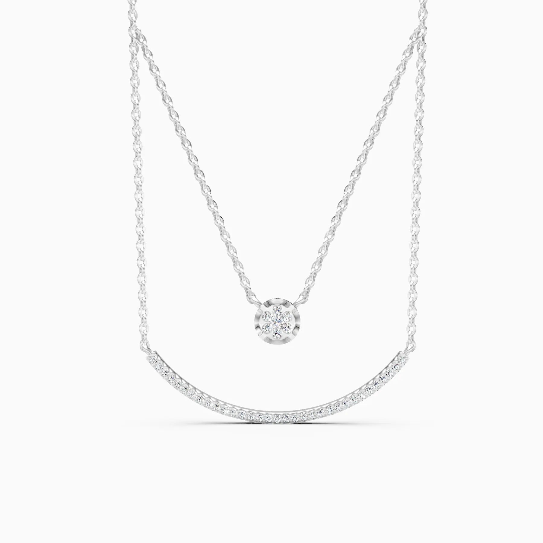 Elara | Twinline Lab-Grown Diamond Necklace