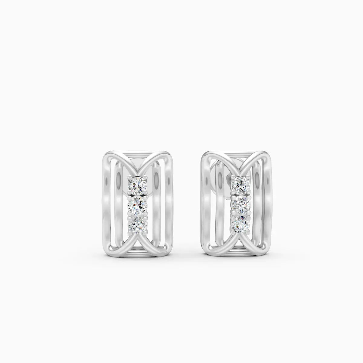 Mode | Chevron Vow Lab-Grown Diamond Studs