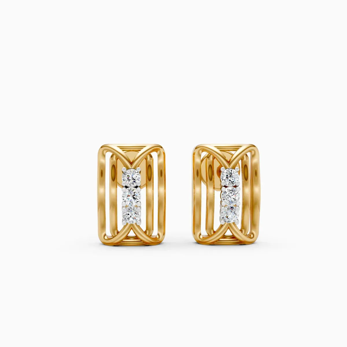 Mode | Chevron Vow Lab-Grown Diamond Studs