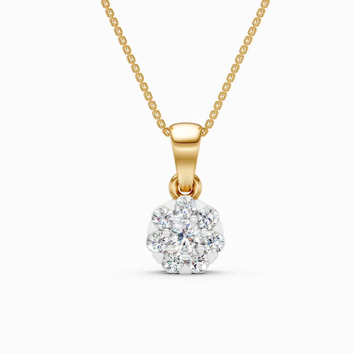 Flora | Circlet Lab-Grown Diamond Pendant - Nivara