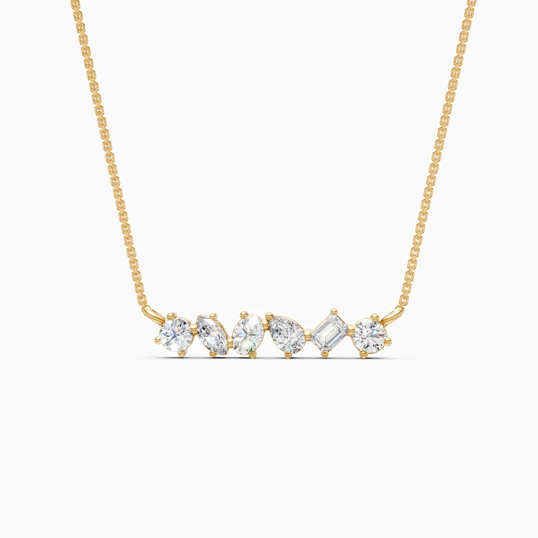 Anek | Mosaic Lab-Grown Diamond Pendant - Nivara