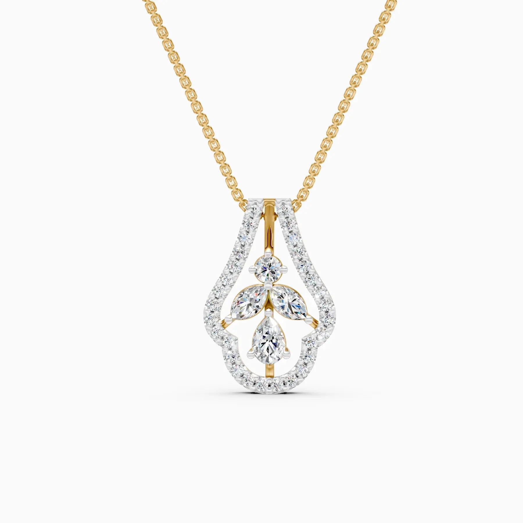 Flora | Petal Bloom Lab-Grown Diamond Necklace - Nivara