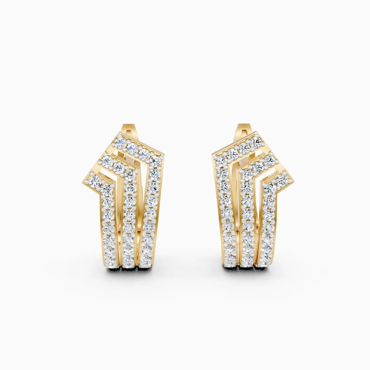 Mode | Hex Note Lab-Grown Diamond Earrings