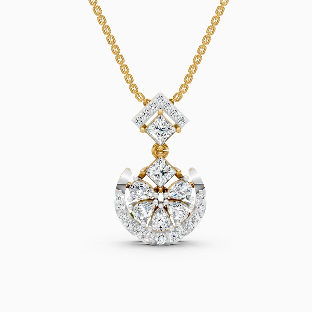 Flora | Anchor Lab-Grown Diamond Necklace - Nivara