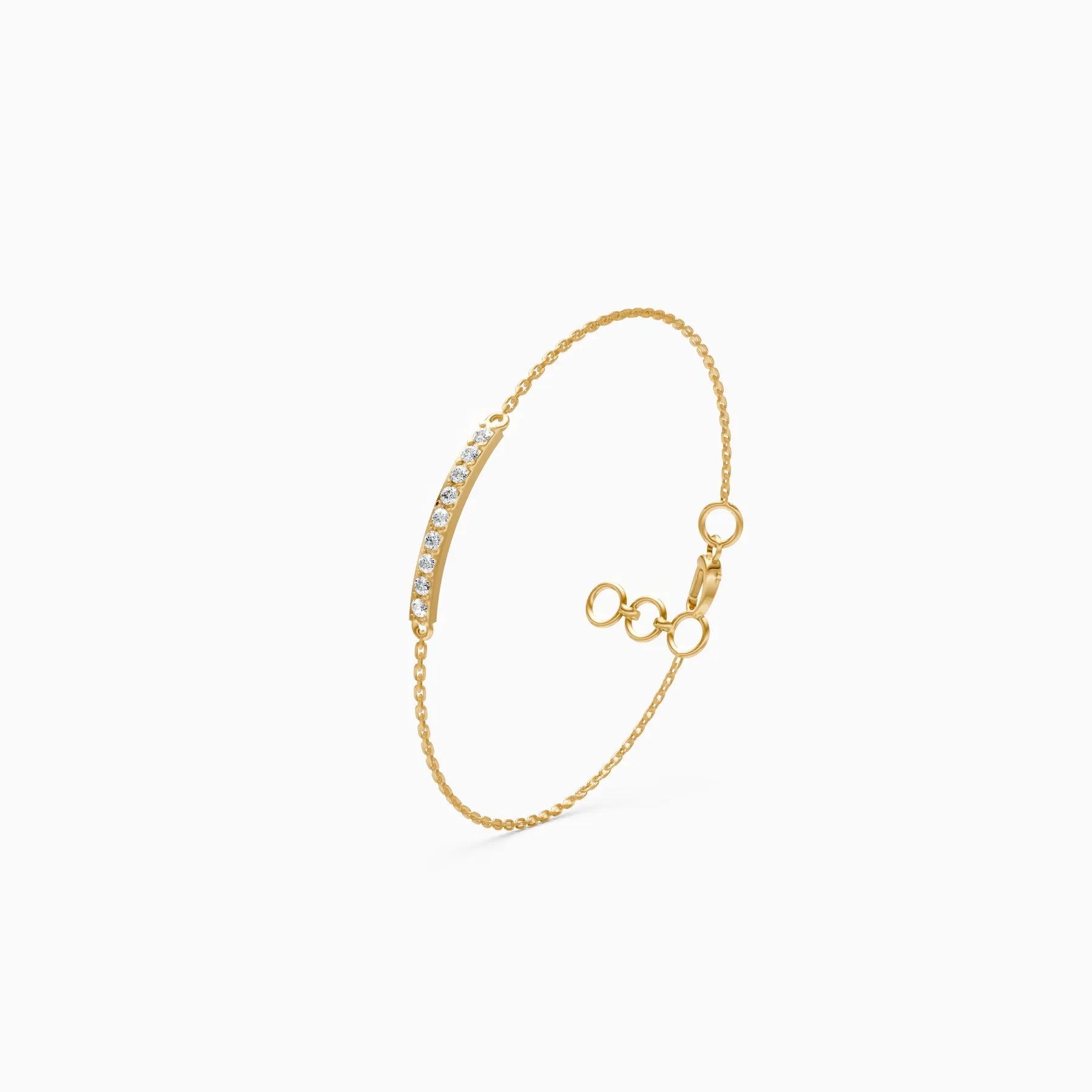 Noor | Soft Halo Lab-Grown Diamond Bracelet - Nivara