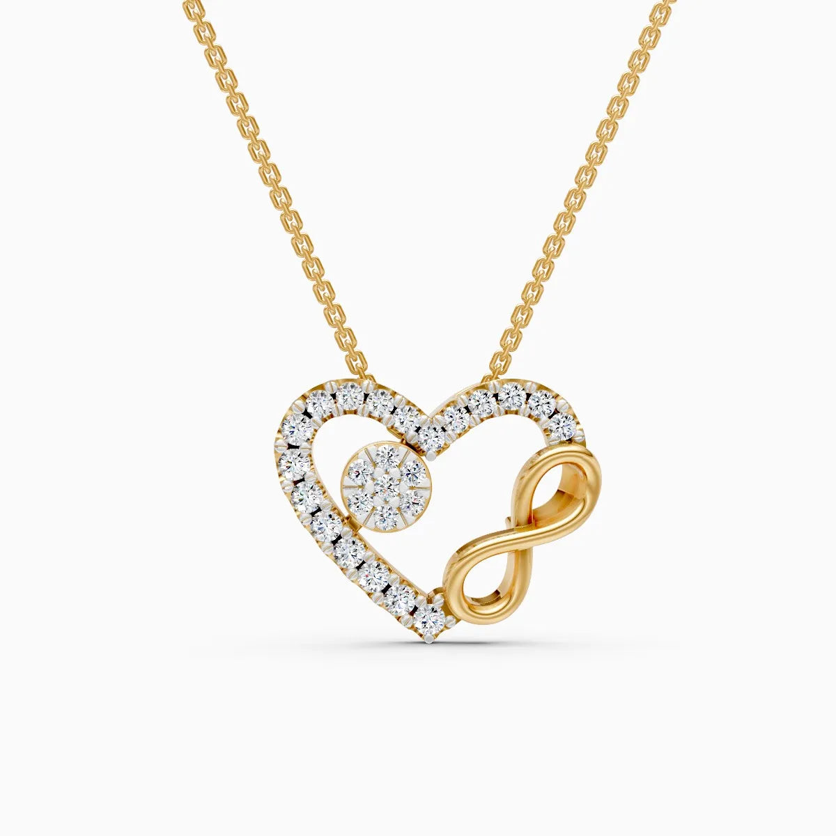 Sneh | Infinity Vow Lab-Grown Diamond Necklace - Nivara