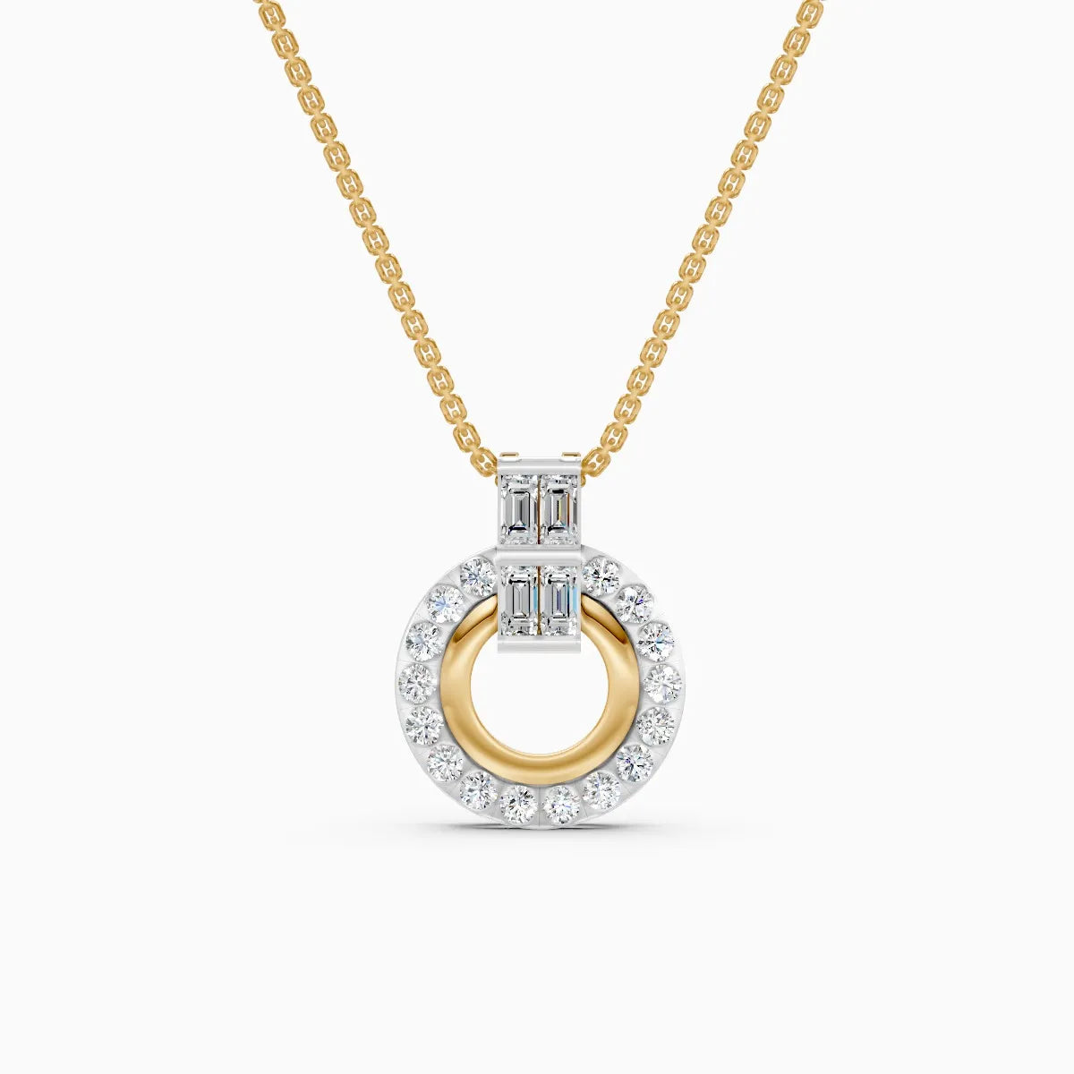 Sol | Circlet Sun Lab-Grown Diamond Pendant - Nivara