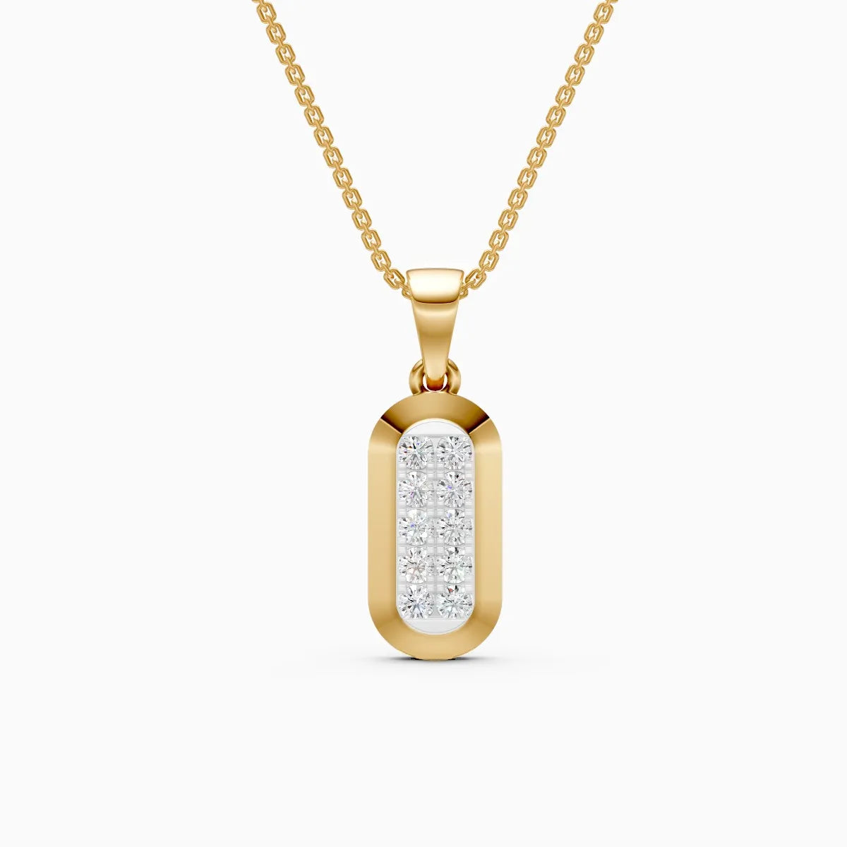 Mode | Halo Drop Lab-Grown Diamond Pendant - Nivara