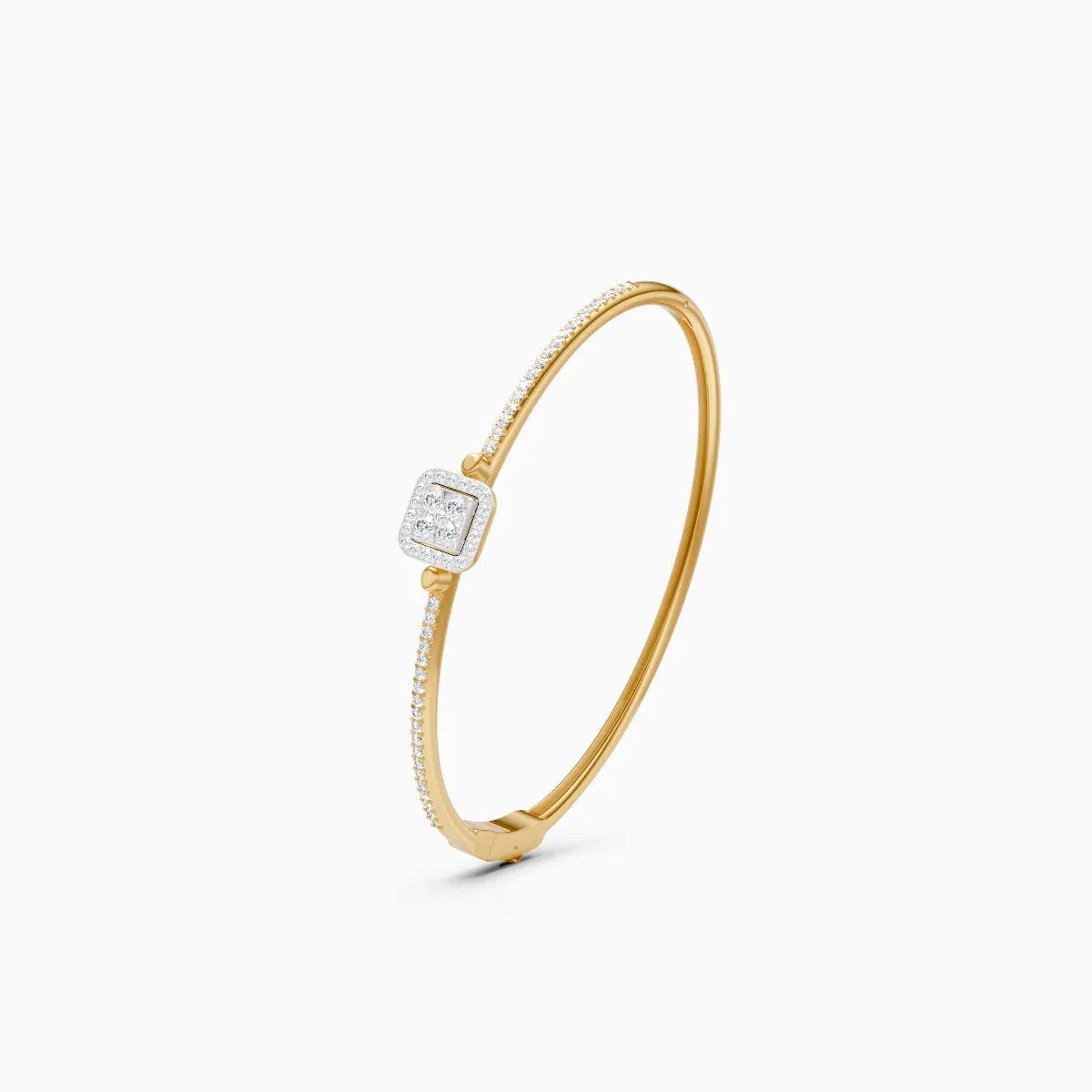 Mira | Halo Solitaire Lab-Grown Diamond Bracelet - Nivara