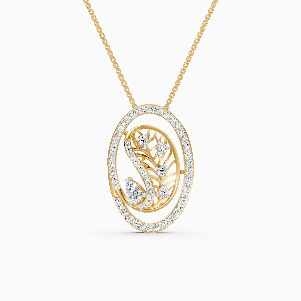 Flora | Whirl Lab-Grown Diamond Necklace - Nivara