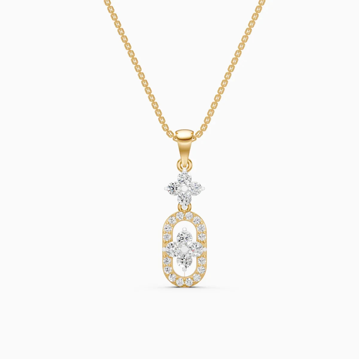 Flora | Petal Lab-Grown Diamond Pendant - Nivara