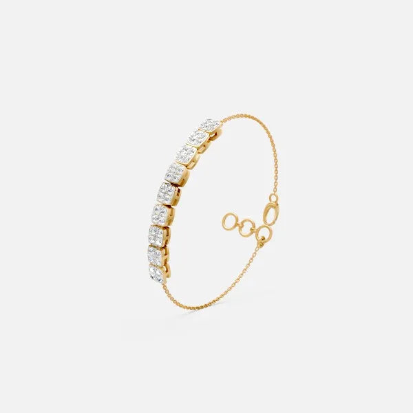 Noor | Lumen Cluster Lab-Grown Diamond Bracelet - Nivara