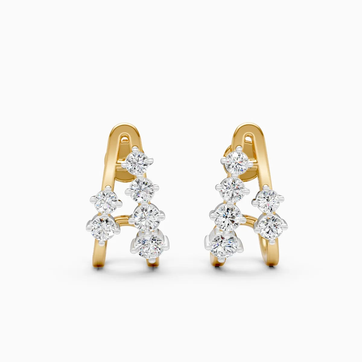 Mode | Pleat Lab-Grown Diamond Earrings