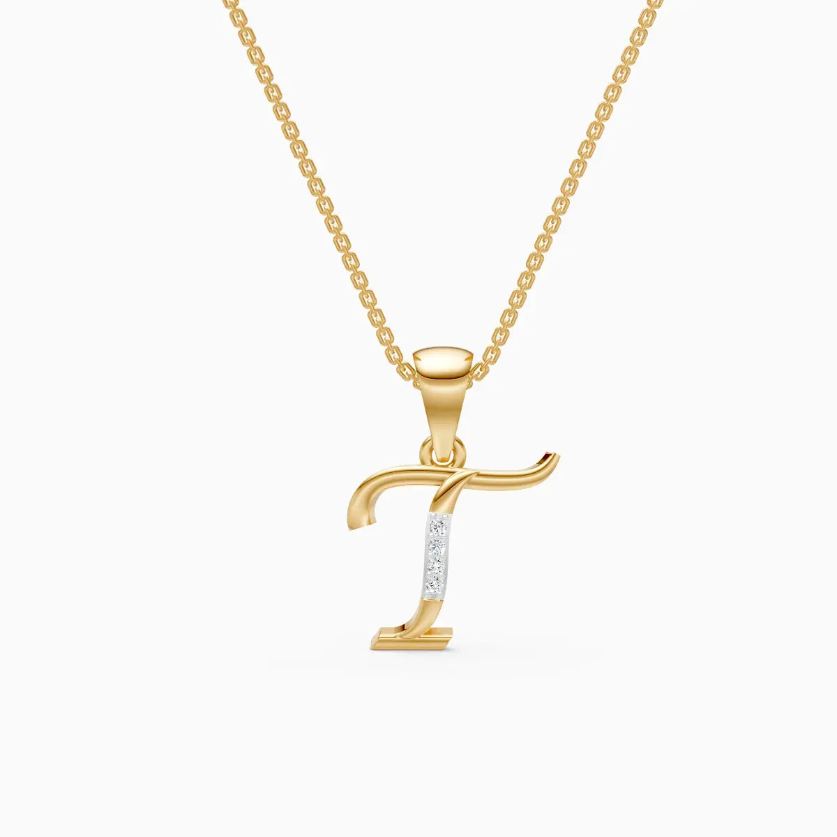 Sway | Gilded Lab-Grown Diamond Pendant - Nivara