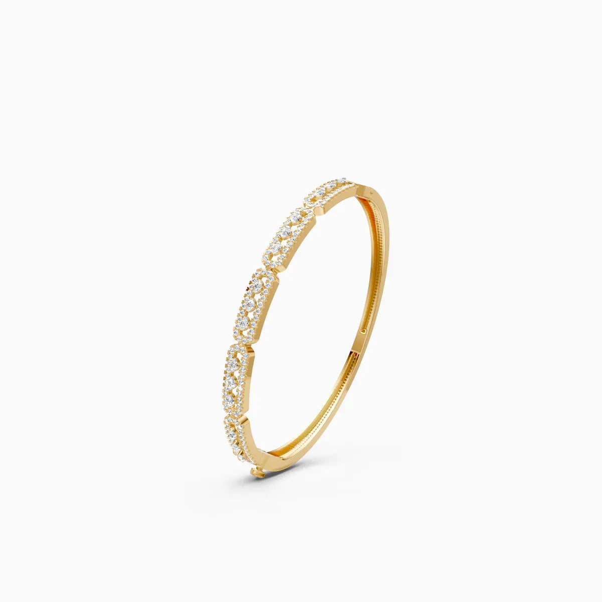 Ishar | Heritage Bangle Lab-Grown Diamond Kada - Nivara