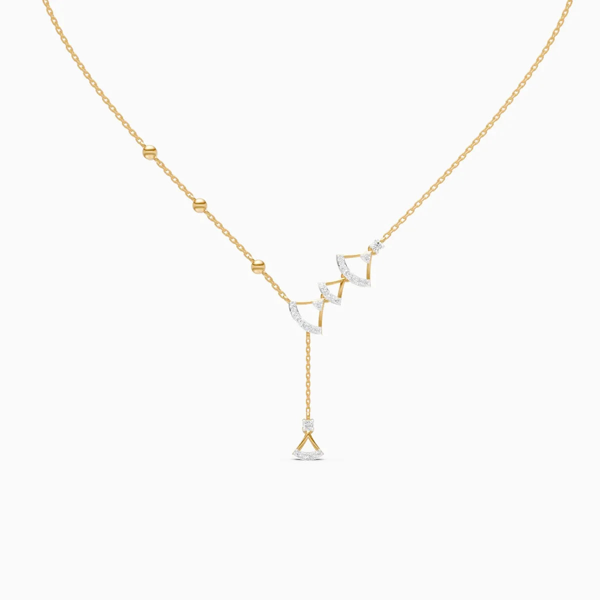 Mode | Pyramid Lab-Grown Diamond Necklace - Nivara
