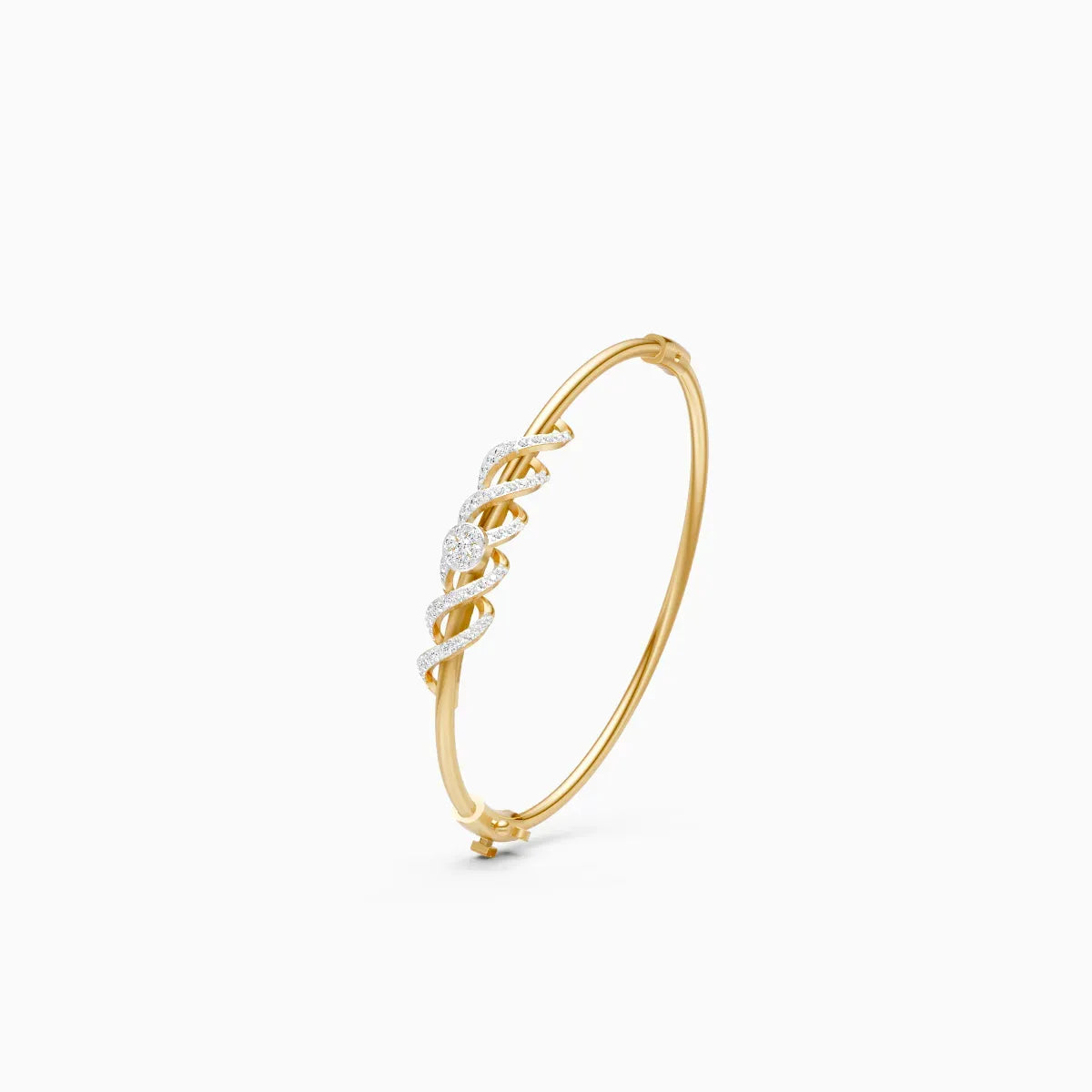 Aroha | Twine Lab-Grown Diamond Kada - Nivara