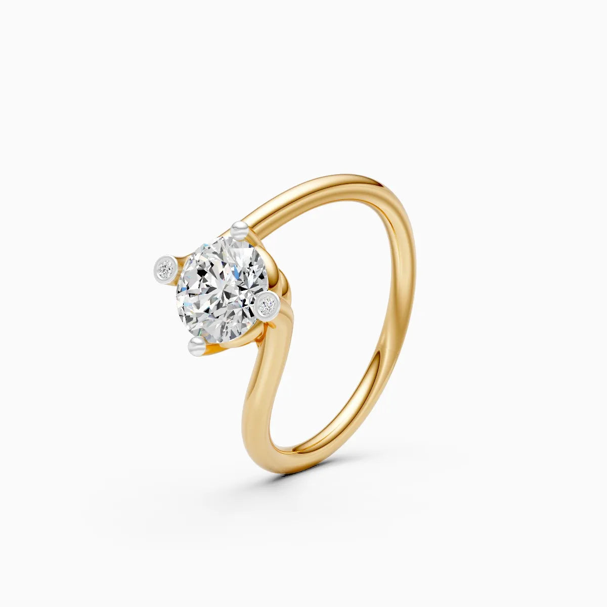 ��Mode | Round Lab Grown Diamond Minimal  Ring�� Rings VD_AYN��- Lab Grown Diamonds Jewellery