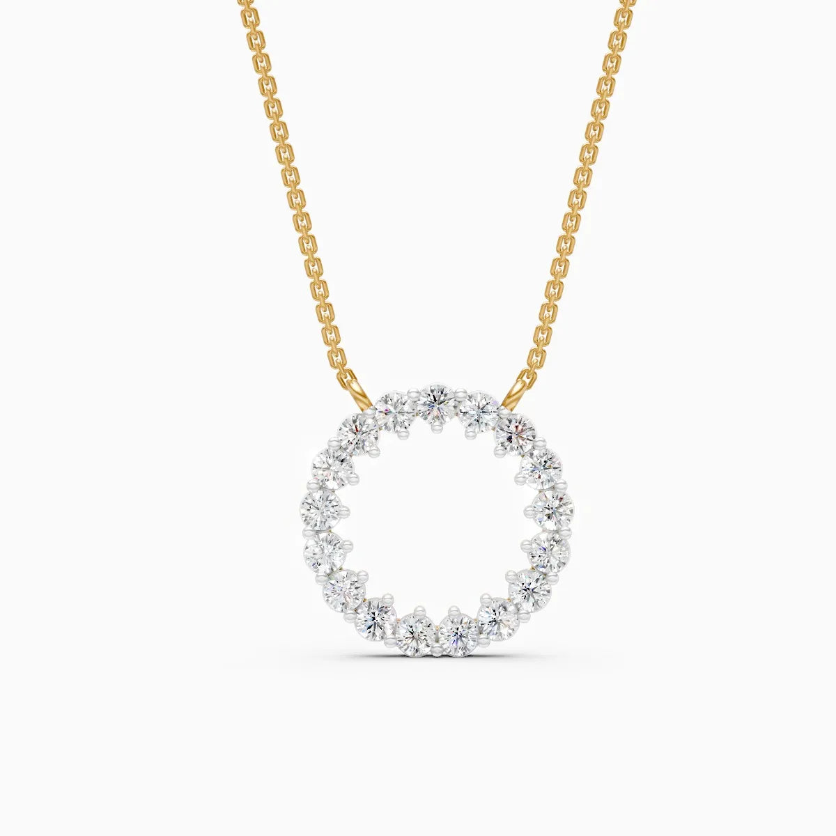 MIra | Kite Halo Lab-Grown Diamond Pendant - Nivara