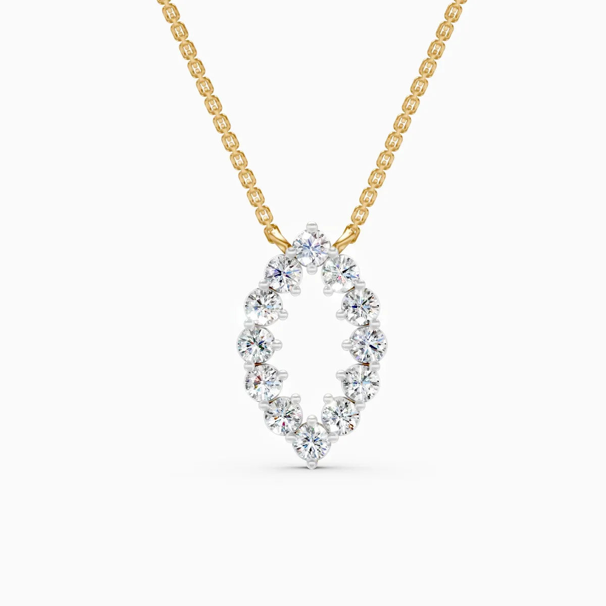 Mira | Halo Light Lab-Grown Diamond Pendant - Nivara