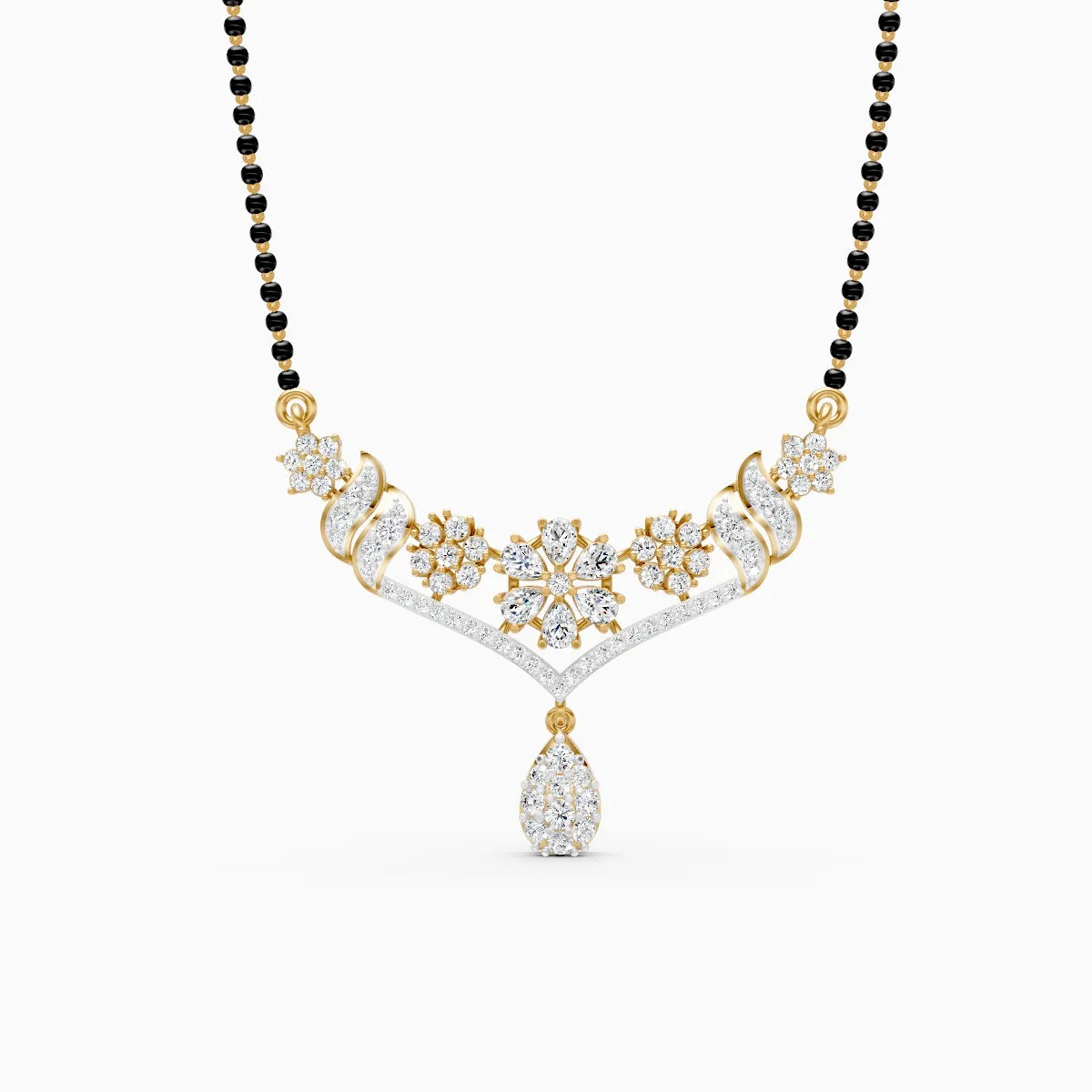 Aarya | Heritage Bloom Lab-Grown Diamond Mangalsutra