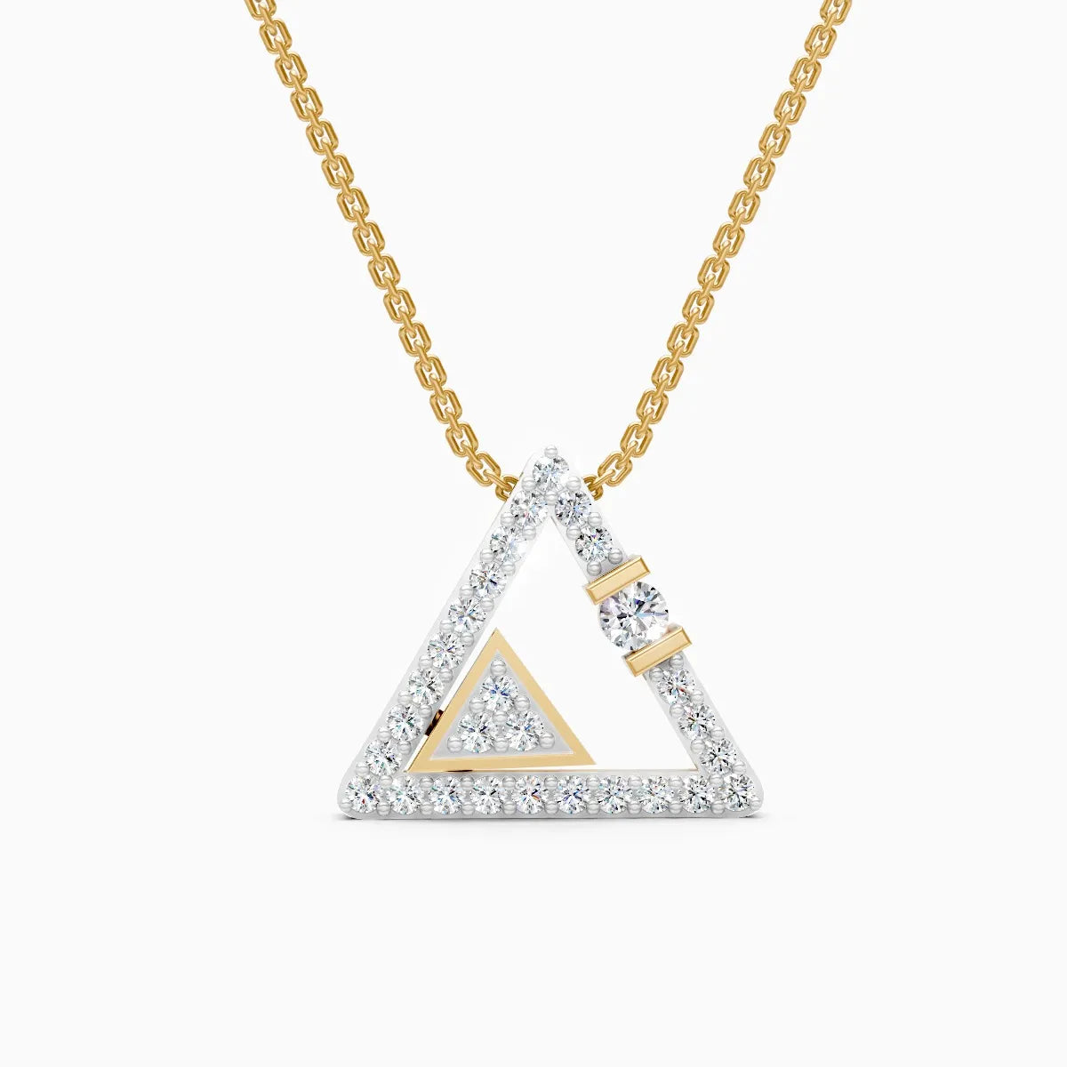 Rupak | Trilight Lab-Grown Diamond Pendant - Nivara