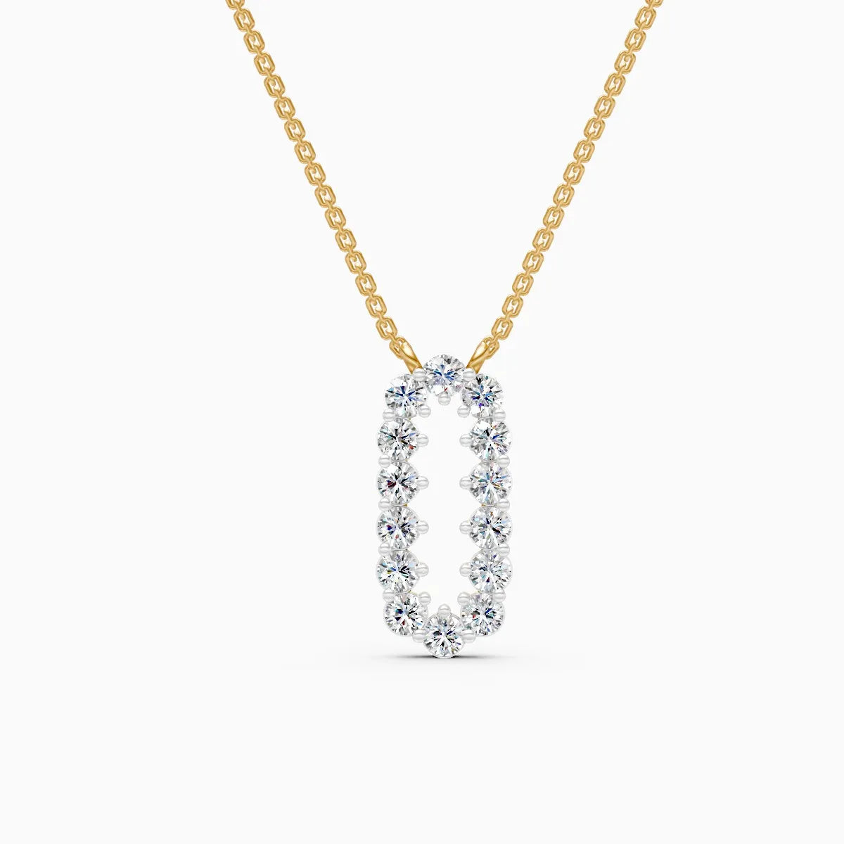 Mira | Halo Solitaire Lab-Grown Diamond Pendant - Nivara