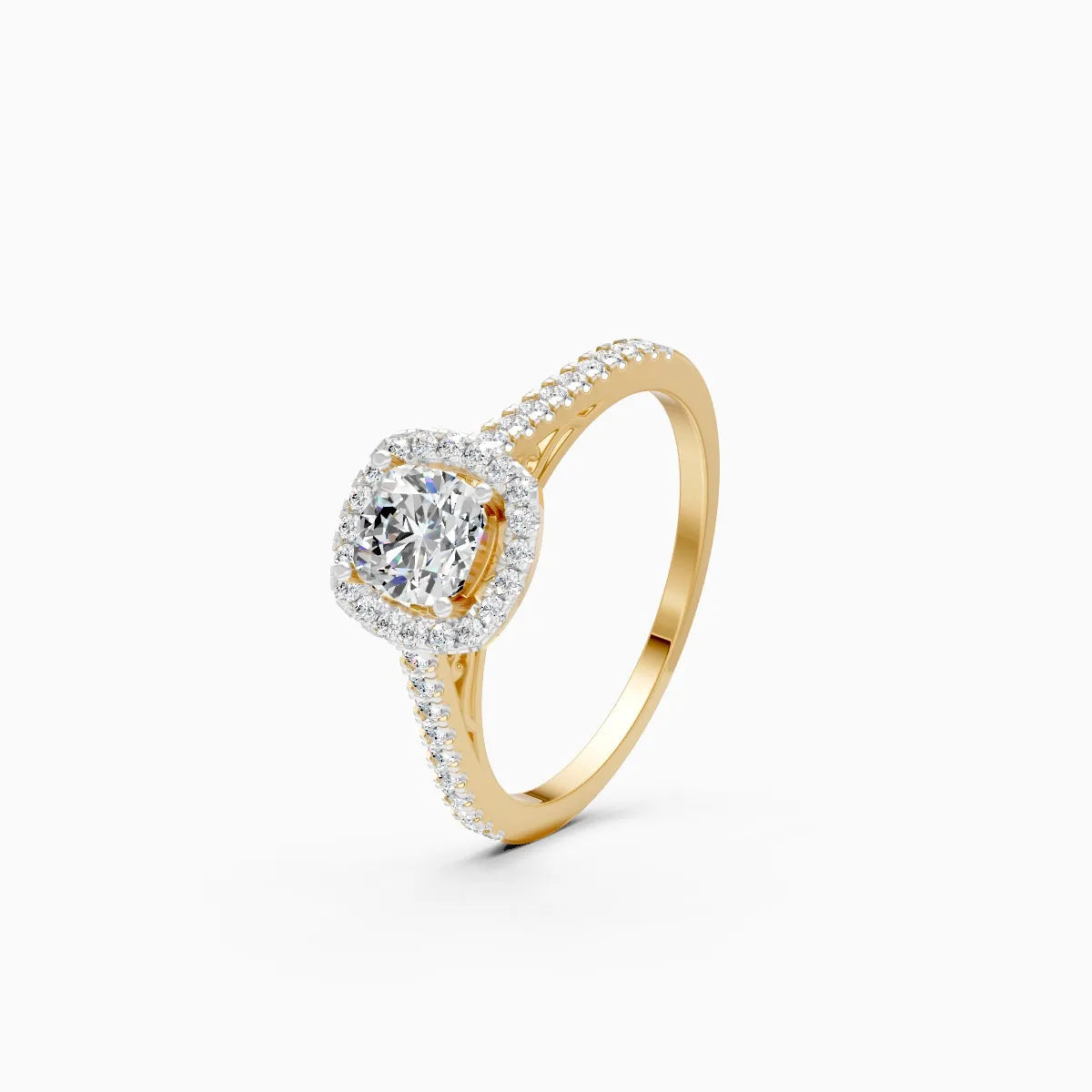 ��Mira | Cushion-cut Diamond with Halo Ring�� Rings VD_AYN��- Lab Grown Diamonds Jewellery