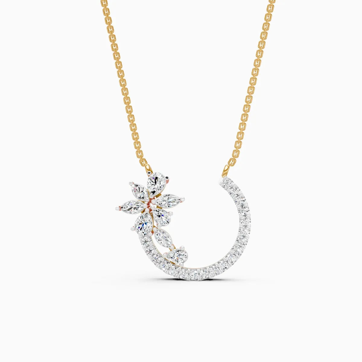 Flora | Bloom Lab-Grown Diamond Necklace - Nivara