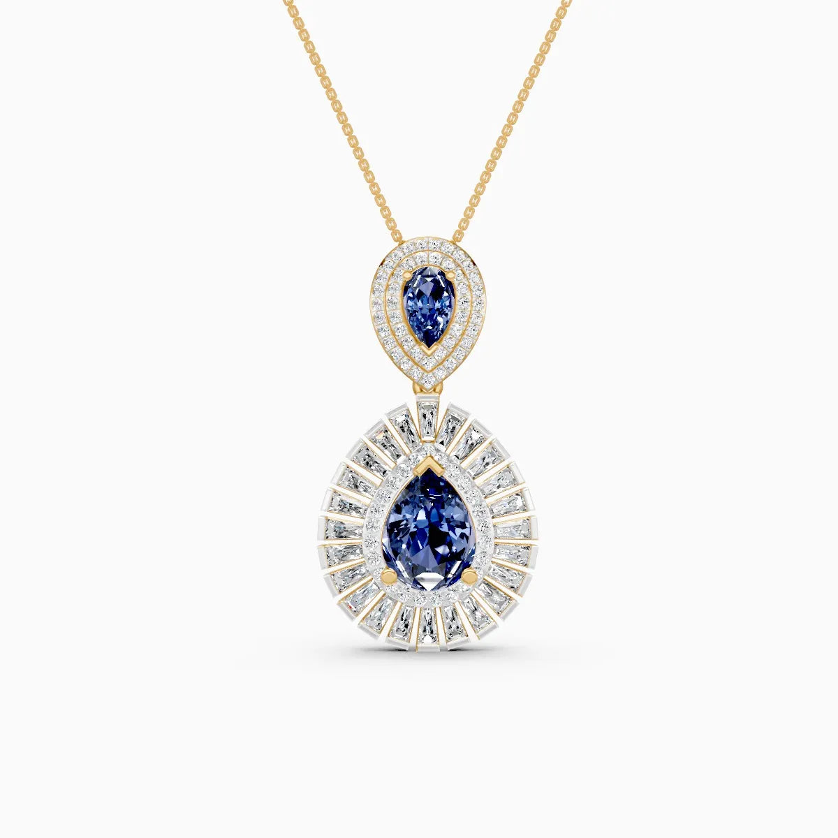 Mira | Droplet Lab-Grown Diamond Pendant - Nivara