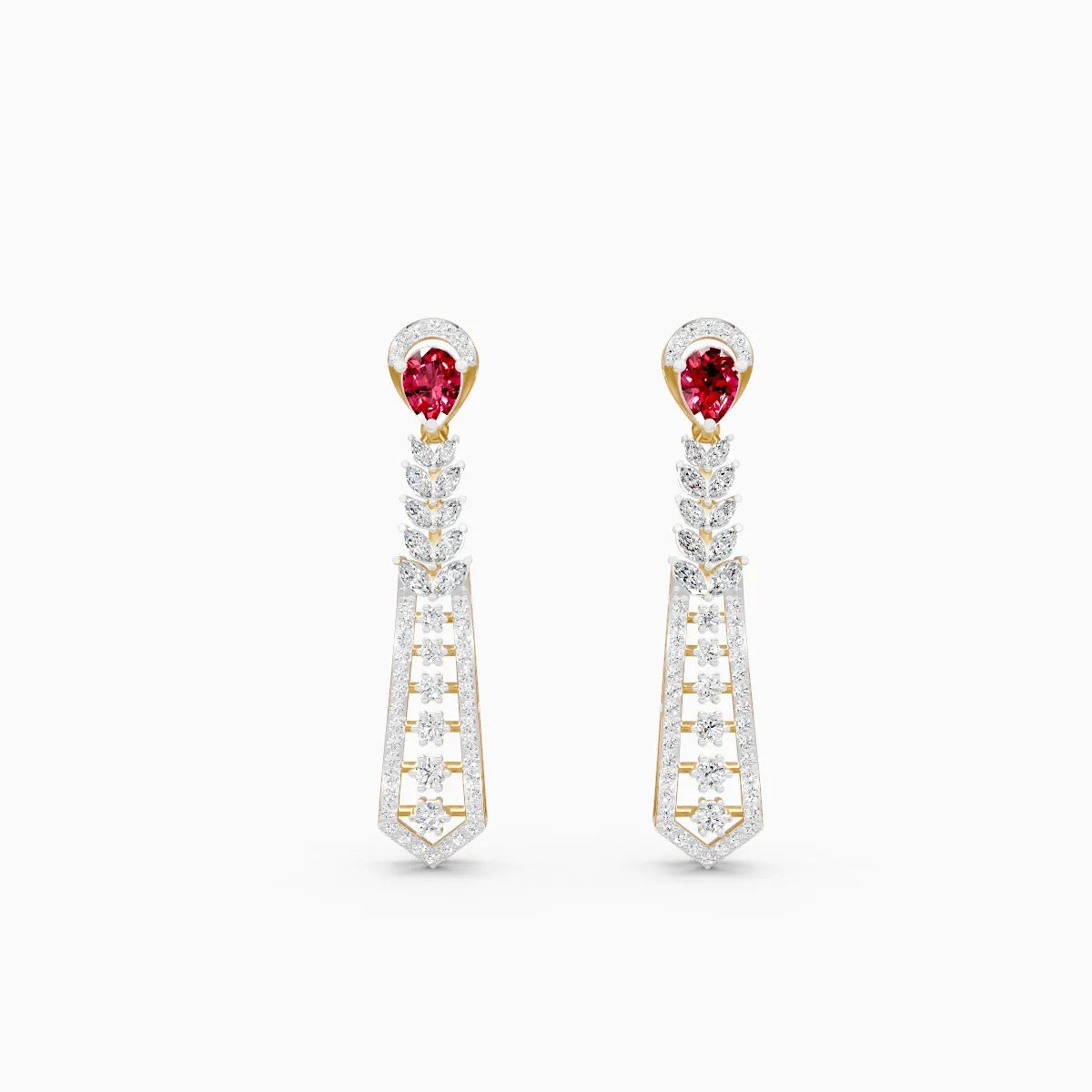 Mode | Foldglow Lab-Grown Diamond Drop Earrings