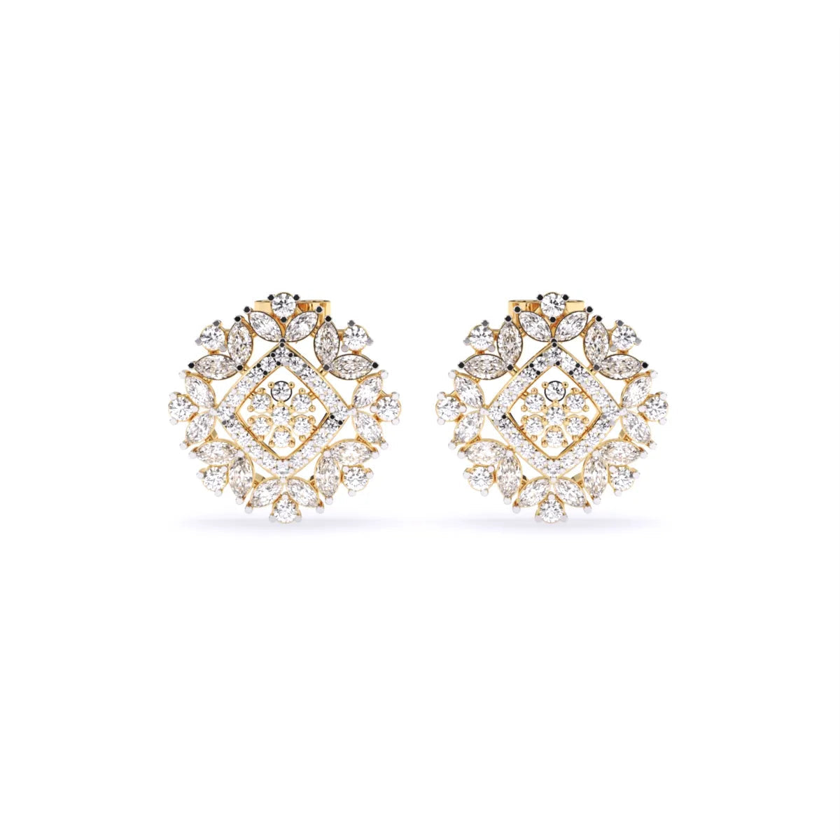 Mode | Halftone Lab-Grown Diamond Earrings
