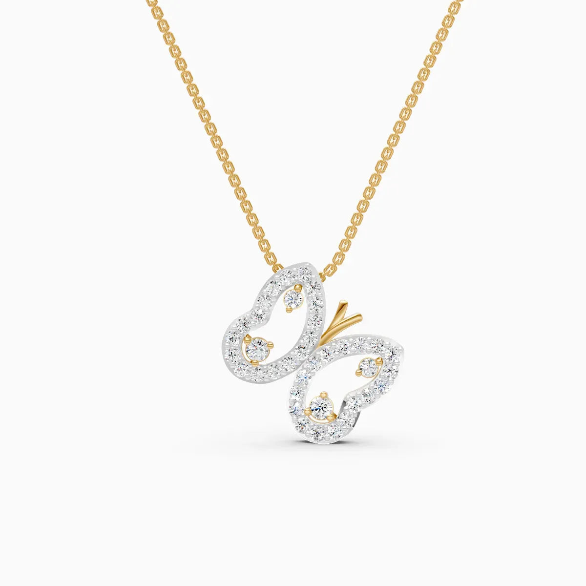 Vanya | Papillon Lab-Grown Diamond Necklace - Nivara