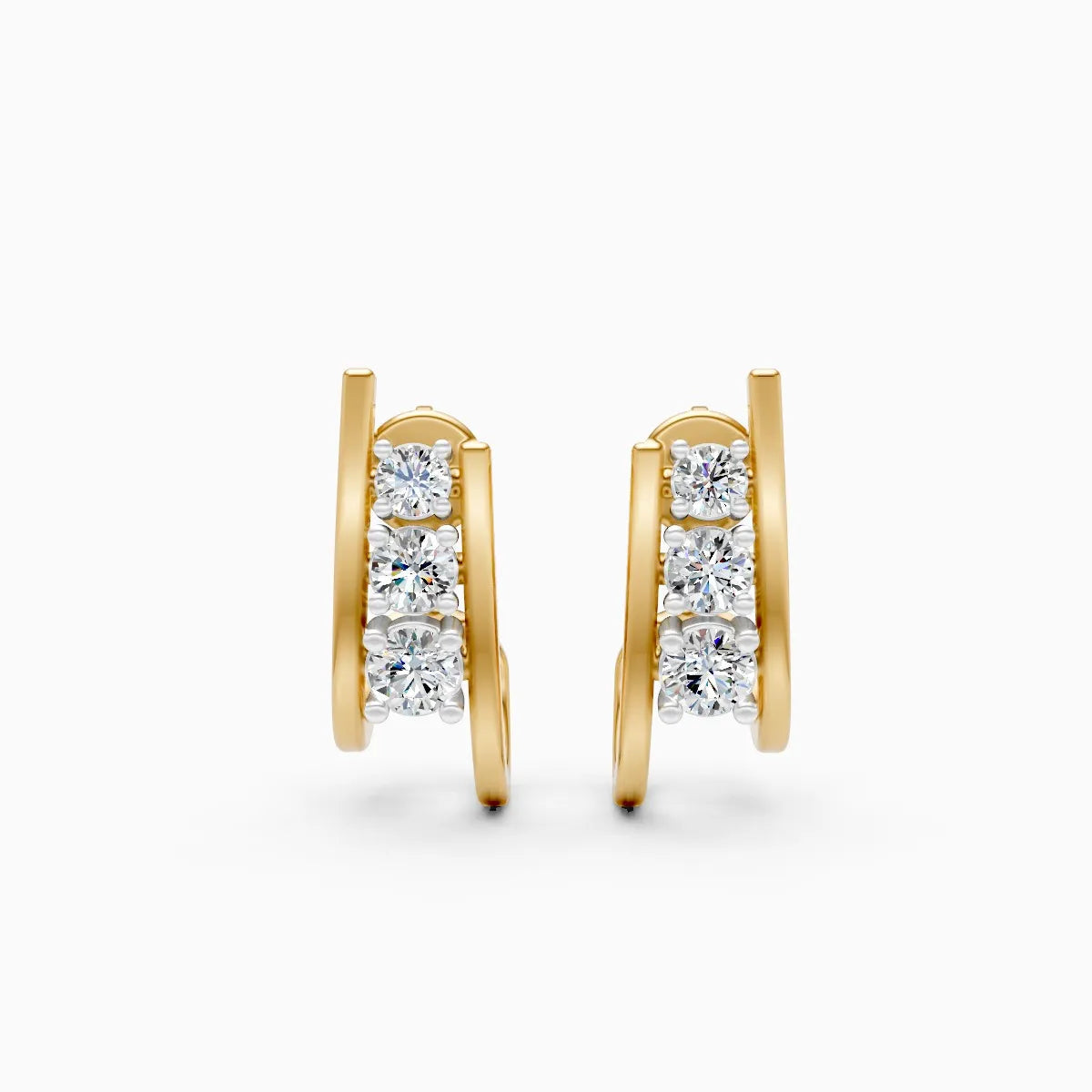 Mode | Underline Lab-Grown Diamond Earrings