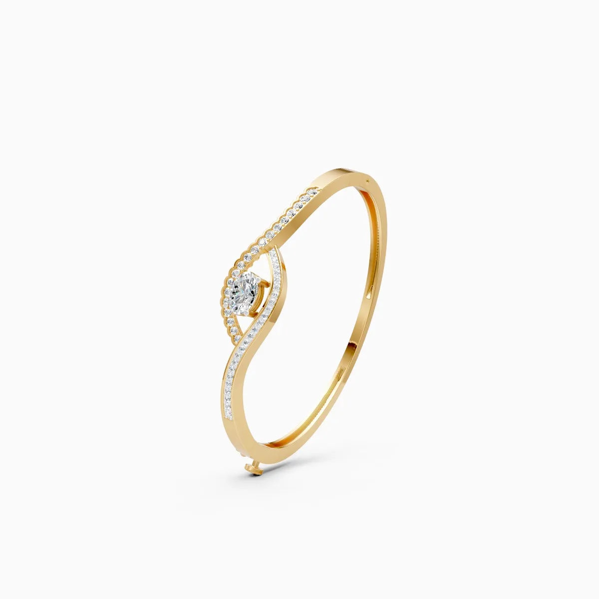 Vora | Vora Line Lab-Grown Diamond Kada - Nivara