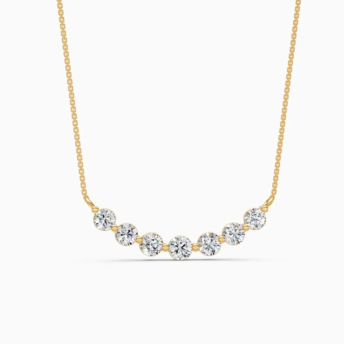 Nora | Barline Lab-Grown Diamond Necklace - Nivara
