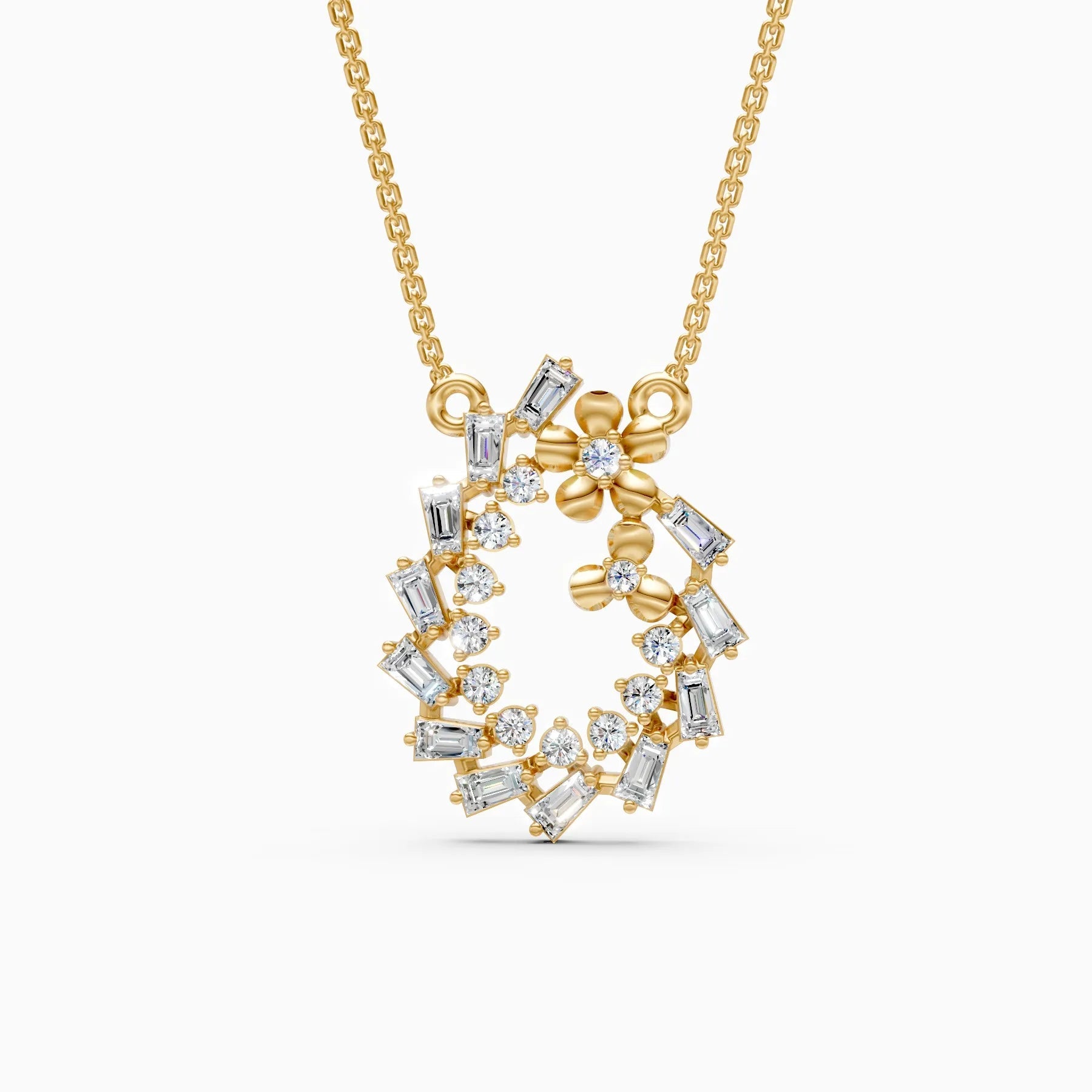 Aarya | Helix Lab-Grown Diamond Pendant - Nivara