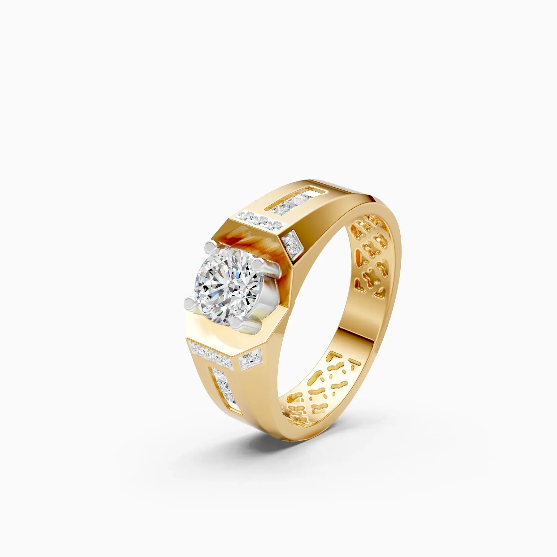Mode | Vertex Men's Classic Solitaire Ring