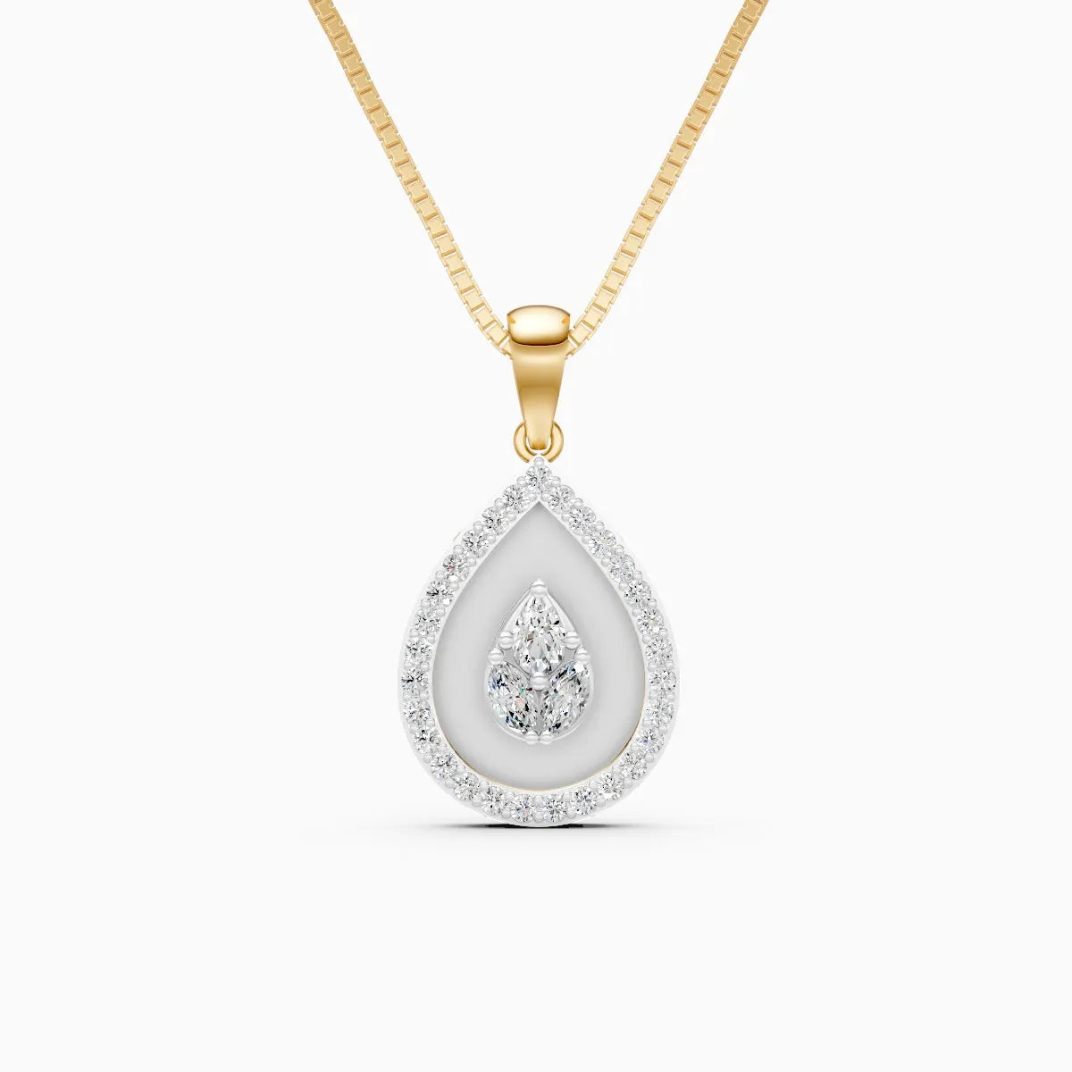 Mira | Dewdrop Lab-Grown Diamond Pendant - Nivara