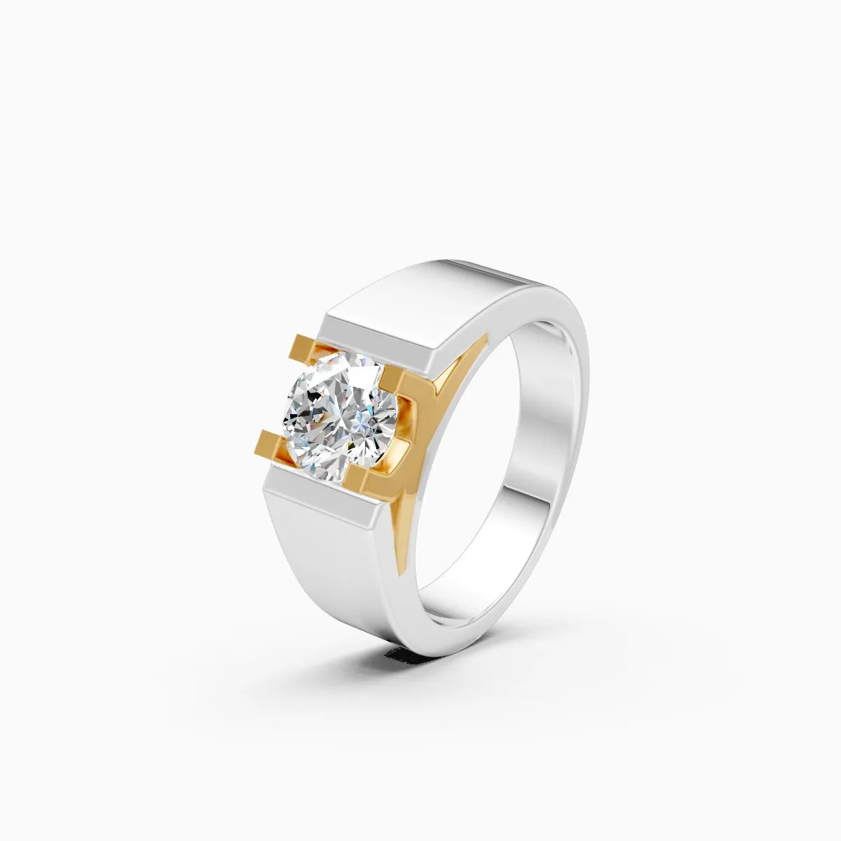 Mode | Quanta Men's Two-Tone Solitaire Ring