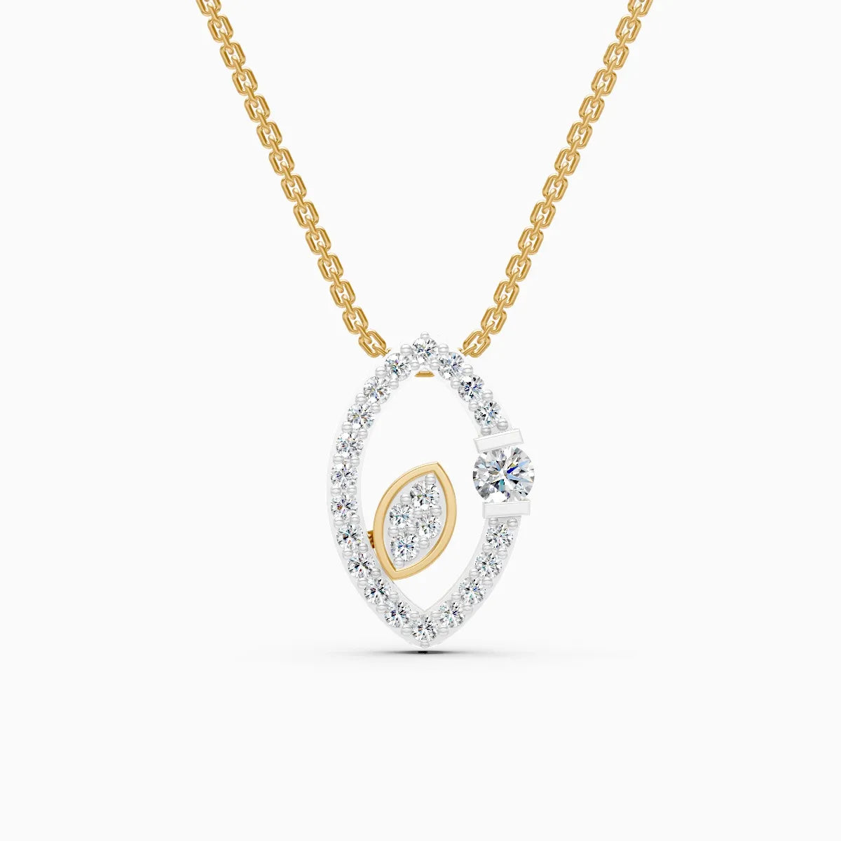 Mode | Arrowline Lab-Grown Diamond Necklace - Nivara