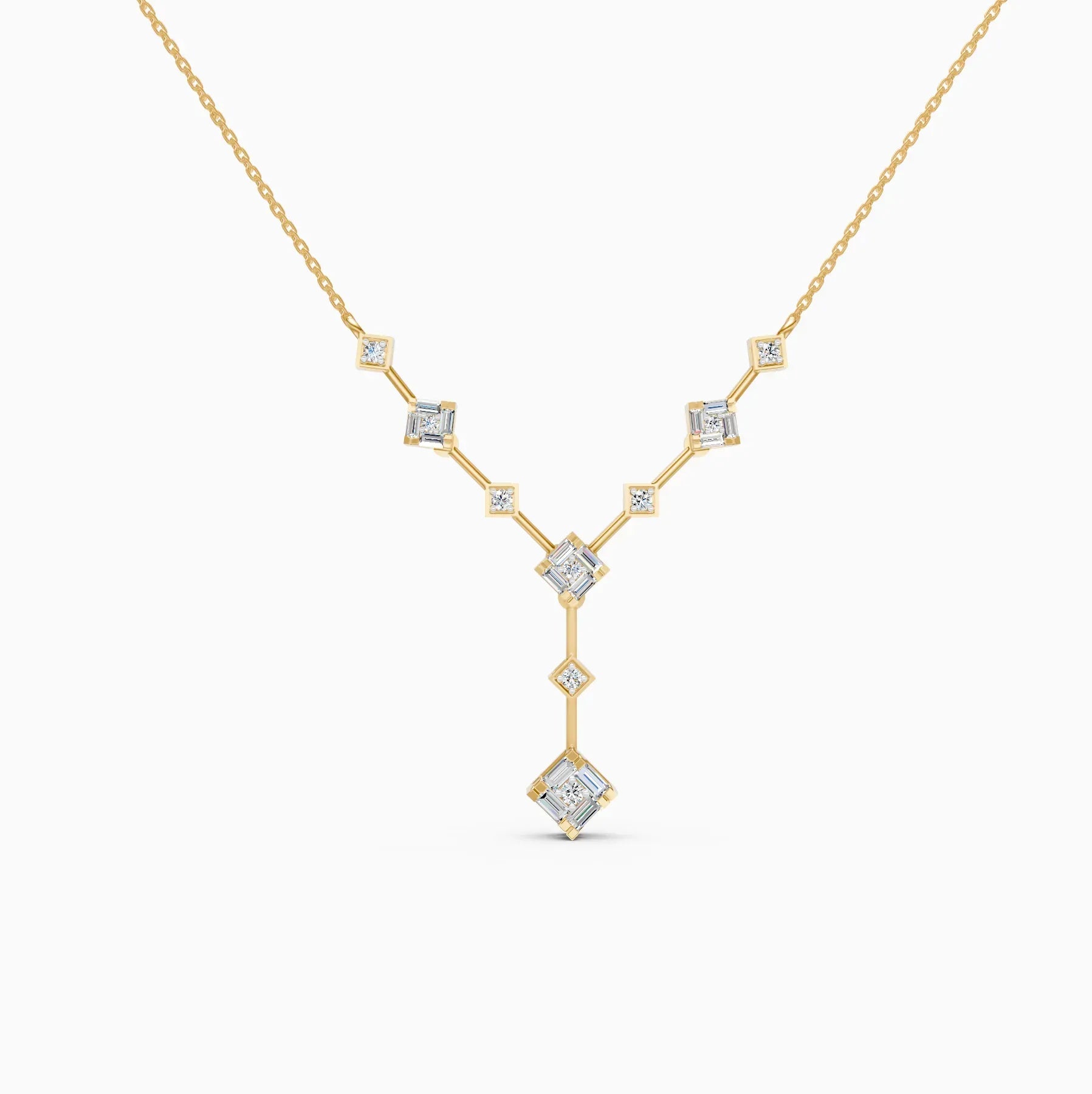Rupak | Toi et Moi Lab-Grown Diamond Necklace - Nivara