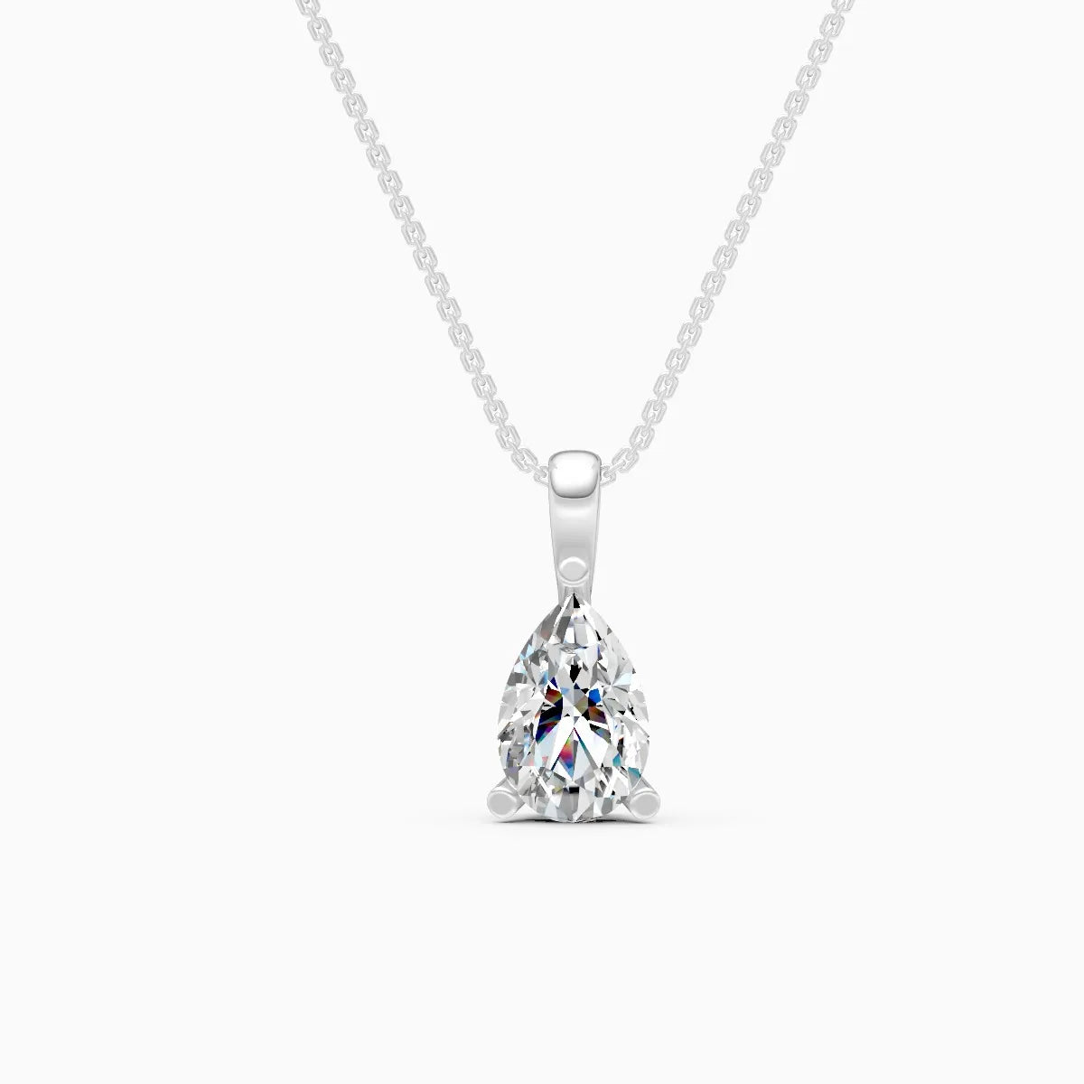 Sia | Pear Halo Lab-Grown Diamond Pendant