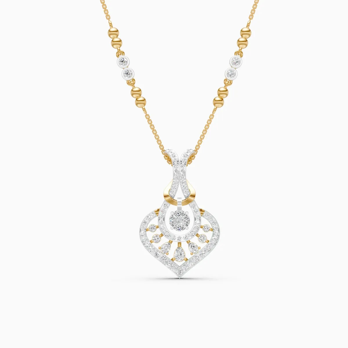 Aarya | Golden Hour Lab-Grown Diamond Pendant - Nivara