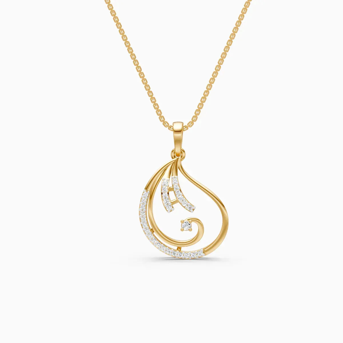 Aroha | Silken Lab-Grown Diamond Pendant - Nivara